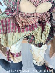 MaxSold Auction: Decorative bench with raggedy Ann doll - Cocoa (Florida, USA) SELLER MANAGED Estate Sale Online Auction - Broadcast Court.