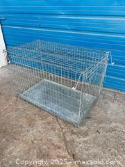 MaxSold Auction: Dog animal cage - Cocoa (Florida, USA) SELLER MANAGED Estate Sale Online Auction - Broadcast Court.