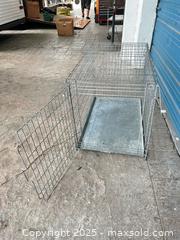 MaxSold Auction: Dog animal cage - Cocoa (Florida, USA) SELLER MANAGED Estate Sale Online Auction - Broadcast Court.