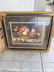 MaxSold Auction: Framed Art Basket of Flowers - Cocoa (Florida, USA) SELLER MANAGED Estate Sale Online Auction - Broadcast Court.