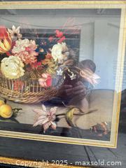 MaxSold Auction: Framed Art Basket of Flowers - Cocoa (Florida, USA) SELLER MANAGED Estate Sale Online Auction - Broadcast Court.