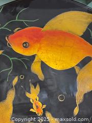 MaxSold Auction: Large Koi Plate - Cocoa (Florida, USA) SELLER MANAGED Estate Sale Online Auction - Broadcast Court.