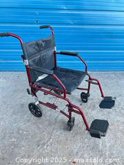 MaxSold Auction: Medline handicap, folding wheelchair - Cocoa (Florida, USA) SELLER MANAGED Estate Sale Online Auction - Broadcast Court.