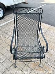 MaxSold Auction: Metal iron chair - Cocoa (Florida, USA) SELLER MANAGED Estate Sale Online Auction - Broadcast Court.
