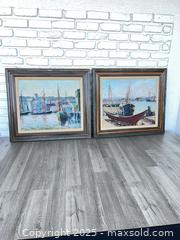 MaxSold Auction: Pair of matching paintings by Henry Bird - Cocoa (Florida, USA) SELLER MANAGED Estate Sale Online Auction - Broadcast Court.
