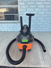 MaxSold Auction: Rigid 4 gallon 5 hp portable, vacuum canister cleaner - Cocoa (Florida, USA) SELLER MANAGED Estate Sale Online Auction - Broadcast Court.