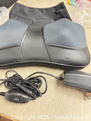 MaxSold Auction: Shiatsu Massage Pillow with Heat - Cocoa (Florida, USA) SELLER MANAGED Estate Sale Online Auction - Broadcast Court.