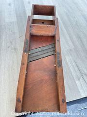 MaxSold Auction: Small, antique cabbage slicer board - Cocoa (Florida, USA) SELLER MANAGED Estate Sale Online Auction - Broadcast Court.