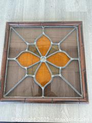 MaxSold Auction: Stained glass window - Cocoa (Florida, USA) SELLER MANAGED Estate Sale Online Auction - Broadcast Court.