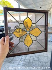 MaxSold Auction: Stained glass window - Cocoa (Florida, USA) SELLER MANAGED Estate Sale Online Auction - Broadcast Court.