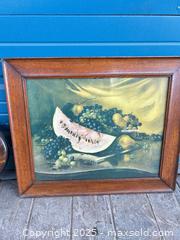 MaxSold Auction: Two vintage antique pictures - Cocoa (Florida, USA) SELLER MANAGED Estate Sale Online Auction - Broadcast Court.