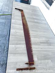 MaxSold Auction: Vintage lumberjack saw - Cocoa (Florida, USA) SELLER MANAGED Estate Sale Online Auction - Broadcast Court.