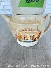 MaxSold Auction: Vintage porcelain VITREOUS HAND made in USA teapot - Cocoa (Florida, USA) SELLER MANAGED Estate Sale Online Auction - Broadcast Court.