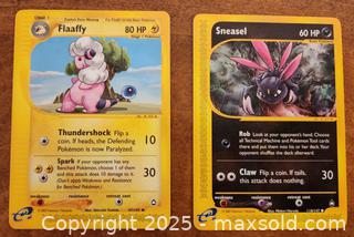 MaxSold Auction: 12 Pokemon Aquapolis cards - Mallorytown (Ontario, Canada) SELLER MANAGED Downsizing Online Auction - County Road 2
