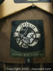 MaxSold Auction: Oxford Blue Womens Full Length Waxed Coat  - Mallorytown (Ontario, Canada) SELLER MANAGED Downsizing Online Auction - County Road 2