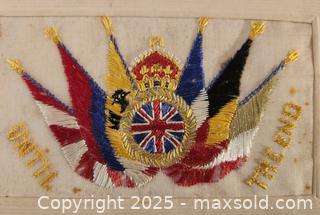 MaxSold Auction: World War 1 silk embrodiered postcard - Mallorytown (Ontario, Canada) SELLER MANAGED Downsizing Online Auction - County Road 2