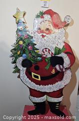 MaxSold Auction: Metal Sign Santa with Lights - London (Ontario, Canada) SELLER MANAGED Downsizing Online Auction - Sterling Street