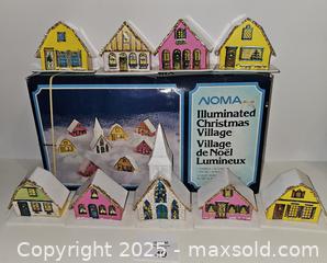 MaxSold Auction: Vintage Noma Christmas Village Light toppers - London (Ontario, Canada) SELLER MANAGED Downsizing Online Auction - Sterling Street