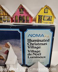 MaxSold Auction: Vintage Noma Christmas Village Light toppers - London (Ontario, Canada) SELLER MANAGED Downsizing Online Auction - Sterling Street