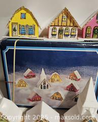MaxSold Auction: Vintage Noma Christmas Village Light toppers - London (Ontario, Canada) SELLER MANAGED Downsizing Online Auction - Sterling Street