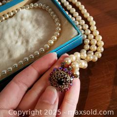 MaxSold Auction: 2 Beaded Necklaces As Shown - Grimsby (Ontario, Canada) SELLER MANAGED Reseller Online Auction - Mountview Avenue