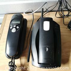 MaxSold Auction: 2 Landline Phones with Large Buttons, Corded and Cordless - Grimsby (Ontario, Canada) SELLER MANAGED Reseller Online Auction - Mountview Avenue