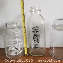 MaxSold Auction: 3 Glass Jars - Grimsby (Ontario, Canada) SELLER MANAGED Reseller Online Auction - Mountview Avenue