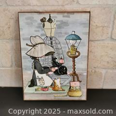 MaxSold Auction: Bonnet Girl Seamstress with Cat Holly Hobbie Style - Grimsby (Ontario, Canada) SELLER MANAGED Reseller Online Auction - Mountview Avenue