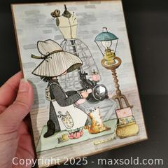 MaxSold Auction: Bonnet Girl Seamstress with Cat Holly Hobbie Style - Grimsby (Ontario, Canada) SELLER MANAGED Reseller Online Auction - Mountview Avenue