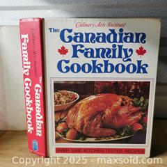 MaxSold Auction: Canadian Family Cookbook Vintage Large Book - Grimsby (Ontario, Canada) SELLER MANAGED Reseller Online Auction - Mountview Avenue