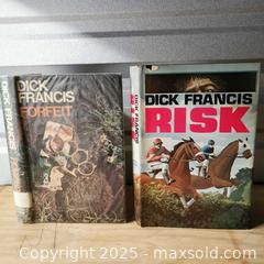 MaxSold Auction: Dick Francis Hardcover Set of 2 Risk Forfeit - Grimsby (Ontario, Canada) SELLER MANAGED Reseller Online Auction - Mountview Avenue