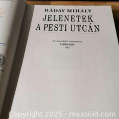 MaxSold Auction: Hungarian Book on Budapest PhotographyJelenetek a pesti utcán  - Grimsby (Ontario, Canada) SELLER MANAGED Reseller Online Auction - Mountview Avenue