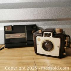 MaxSold Auction: Kodak Brownie Holiday Flash Camera and Kodak TeleDisc - Grimsby (Ontario, Canada) SELLER MANAGED Reseller Online Auction - Mountview Avenue