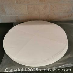MaxSold Auction: Large Round Paper Filters 13"  - Grimsby (Ontario, Canada) SELLER MANAGED Reseller Online Auction - Mountview Avenue