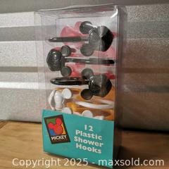 MaxSold Auction: Mickey Head Plastic Shower Hooks Sealed - Grimsby (Ontario, Canada) SELLER MANAGED Reseller Online Auction - Mountview Avenue