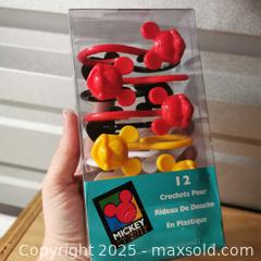 MaxSold Auction: Mickey Head Plastic Shower Hooks Sealed - Grimsby (Ontario, Canada) SELLER MANAGED Reseller Online Auction - Mountview Avenue