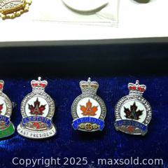 MaxSold Auction: Mix of Legion Pins Ribbons Ephemera - Grimsby (Ontario, Canada) SELLER MANAGED Reseller Online Auction - Mountview Avenue