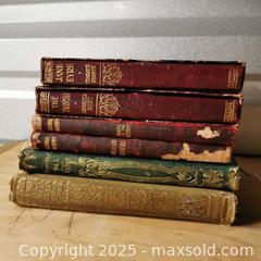 MaxSold Auction: Mixed Set of 6 Vintage Books Stack Decor - Grimsby (Ontario, Canada) SELLER MANAGED Reseller Online Auction - Mountview Avenue