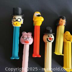 MaxSold Auction: Mixed Set of 9 Retro Pez Candy Dispensers - Grimsby (Ontario, Canada) SELLER MANAGED Reseller Online Auction - Mountview Avenue