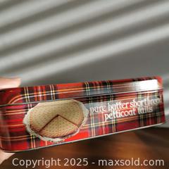 MaxSold Auction: Old Blacksmiths Shop Shortbread Cookie Tin - Grimsby (Ontario, Canada) SELLER MANAGED Reseller Online Auction - Mountview Avenue