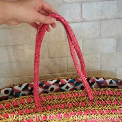 MaxSold Auction: Pink and Raffia Large Bag - Grimsby (Ontario, Canada) SELLER MANAGED Reseller Online Auction - Mountview Avenue