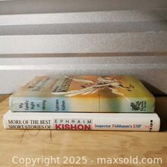MaxSold Auction: Set of 2 Ephraim Kishon Books Israeli Author Yiddish - Grimsby (Ontario, Canada) SELLER MANAGED Reseller Online Auction - Mountview Avenue