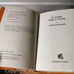 MaxSold Auction: Set of 2 Ephraim Kishon Books Israeli Author Yiddish - Grimsby (Ontario, Canada) SELLER MANAGED Reseller Online Auction - Mountview Avenue