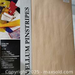 MaxSold Auction: Set of 3 Sealed Vellum Pages Stationery Sheets Floral Striped - Grimsby (Ontario, Canada) SELLER MANAGED Reseller Online Auction - Mountview Avenue