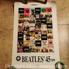 MaxSold Auction: The Beatles Poster Album Covers - Grimsby (Ontario, Canada) SELLER MANAGED Reseller Online Auction - Mountview Avenue