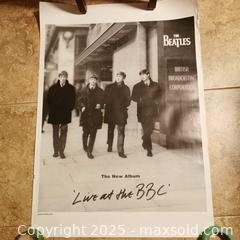 MaxSold Auction: The Beatles Poster Live at the BBC - Grimsby (Ontario, Canada) SELLER MANAGED Reseller Online Auction - Mountview Avenue