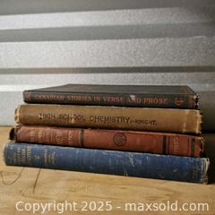 MaxSold Auction: Vintage/Antique School Books Readers Study Book Stack - Grimsby (Ontario, Canada) SELLER MANAGED Reseller Online Auction - Mountview Avenue