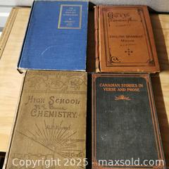MaxSold Auction: Vintage/Antique School Books Readers Study Book Stack - Grimsby (Ontario, Canada) SELLER MANAGED Reseller Online Auction - Mountview Avenue