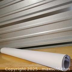 MaxSold Auction: Vinyl Banner 30" x 6' Long Recycle? Upcycle?  - Grimsby (Ontario, Canada) SELLER MANAGED Reseller Online Auction - Mountview Avenue