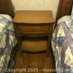 MaxSold Auction: Twin beds and one bedside table - Toronto (Ontario, Canada) SELLER MANAGED Downsizing Online Auction -  Ridelle Avenue